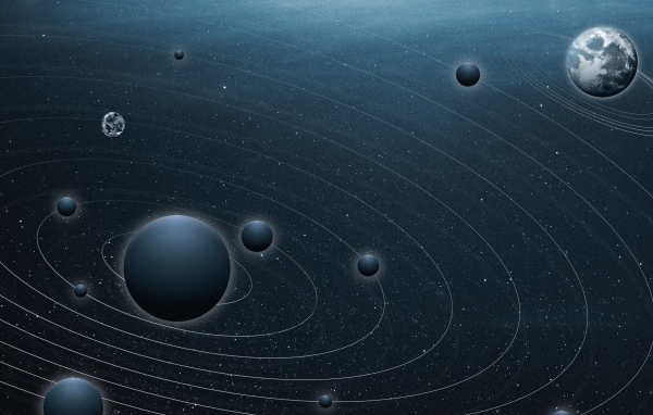 Траектория космической галактики