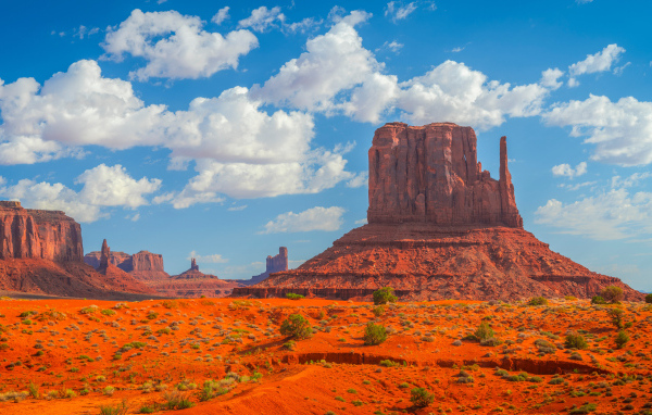 Скала Монумент Вэлли в национальном парке, США