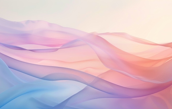 Голубые и розовые абстрактные волны крупным планом