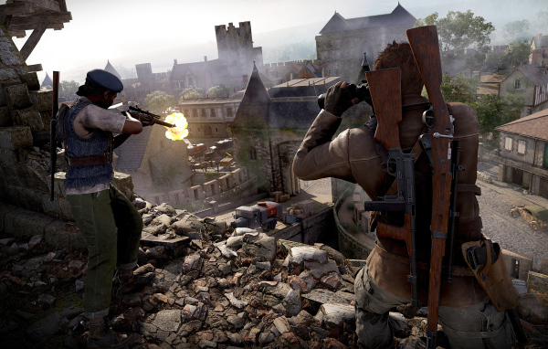 Кадр новой видеоигры Sniper Elite: Resistance