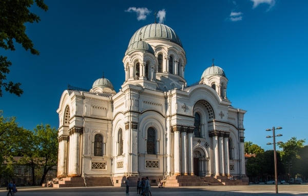 Церковь в городе Каунас, Литва