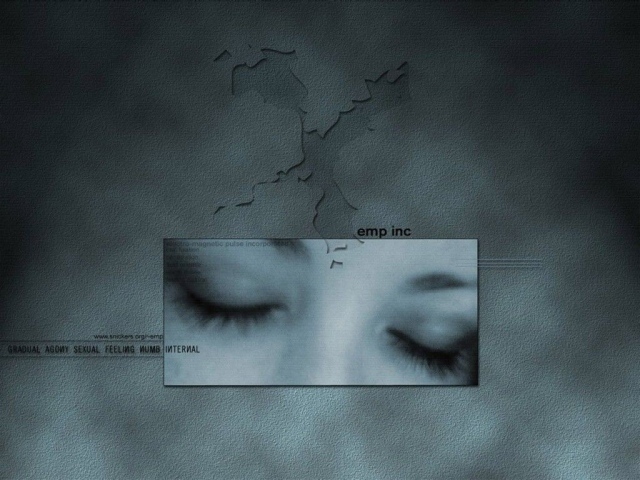 Закрытые глаза 3D обои