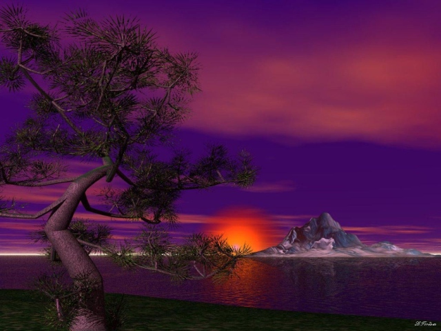 Восход 3D заставка