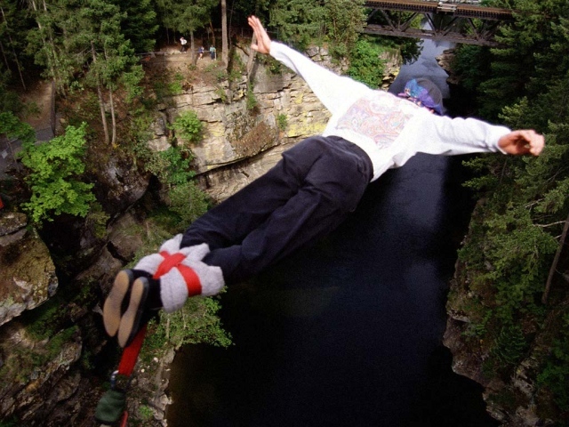 Прыжки на резинке