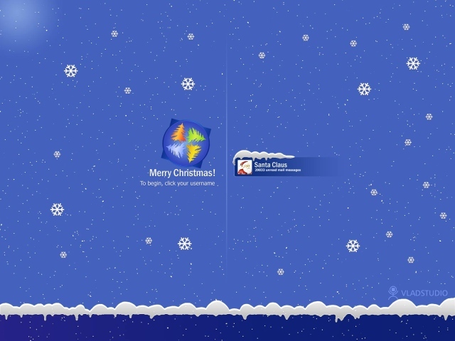 Зимняя тема Windows XP