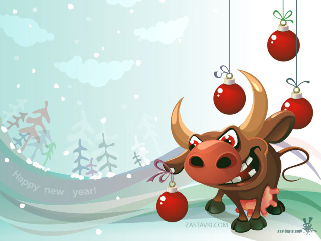 Christmas Bull