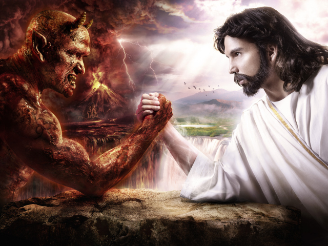 Бог против дьявола