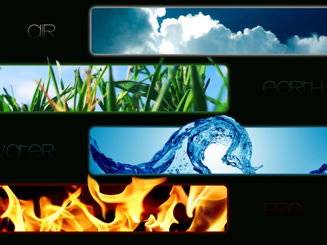 Четыре стихии - обои для рабочего стола, картинки, фото