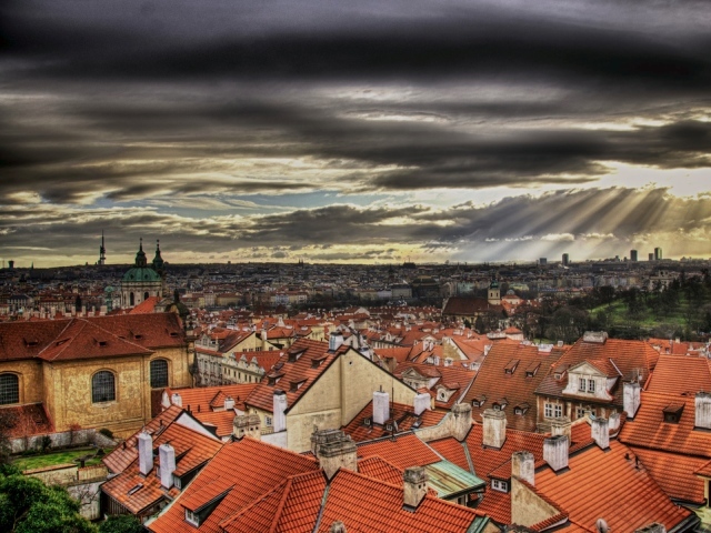 Прага панорама