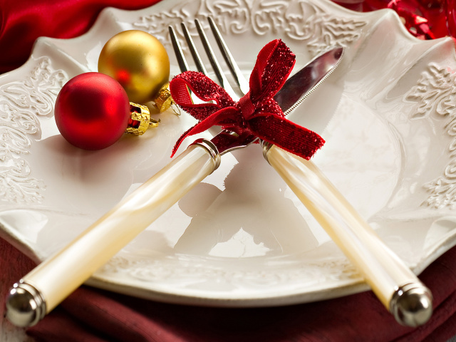 Holiday table setting wallpapers and images - wallpapers, pictures, photos