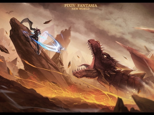 	 Battle with the fiery dragon