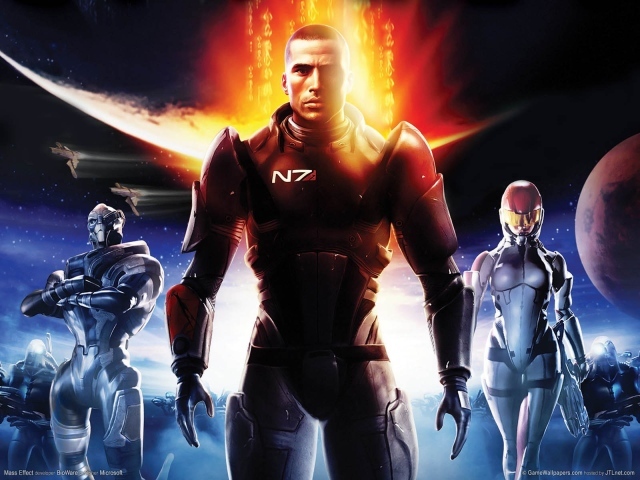 Shepard from the game Mass Effect