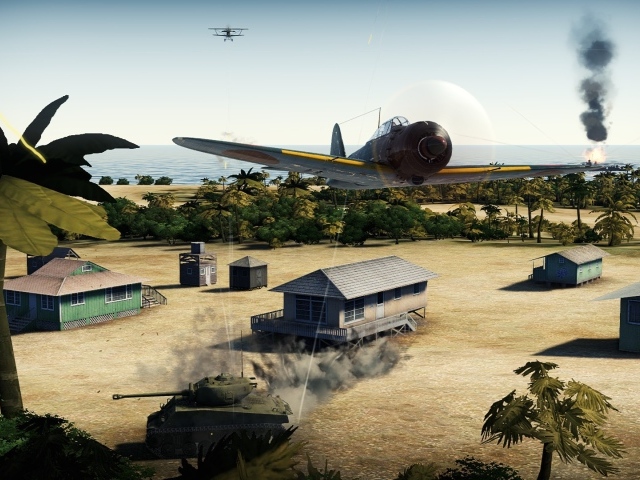 Военный самолет из игры War Thunder