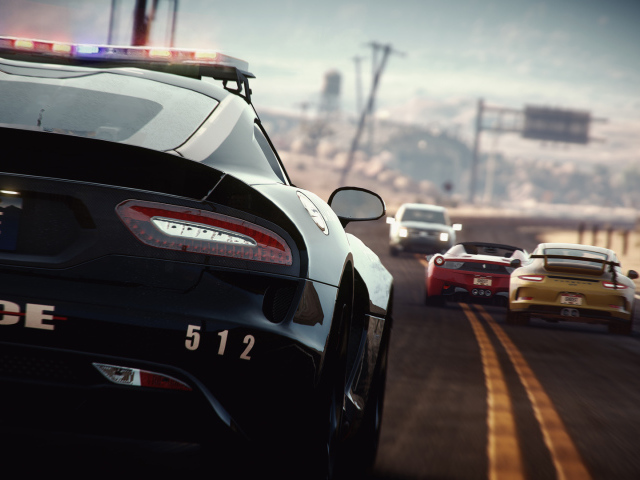 Need for Speed Rivals: полицейская машина у них на хвосте