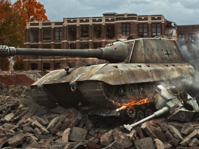 World of Tanks: немецкий танк доминирует