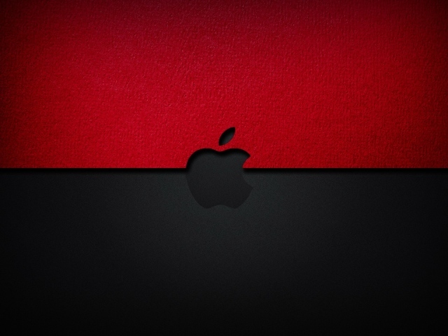 Black and red Apple Desktop wallpapers 640x480