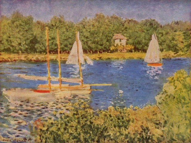 Painting Monet - Lake