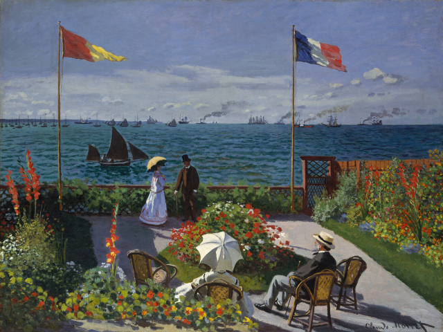 Painting Monet - Sain Adresse
