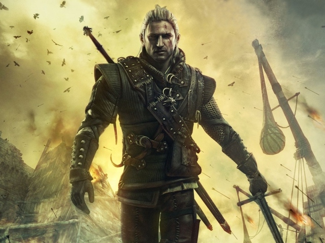 The protagonist of the game The Witcher
