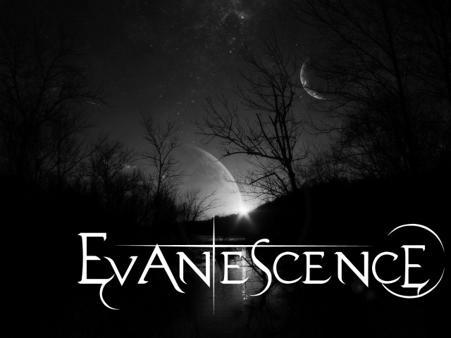 Night landscape with Evanescence