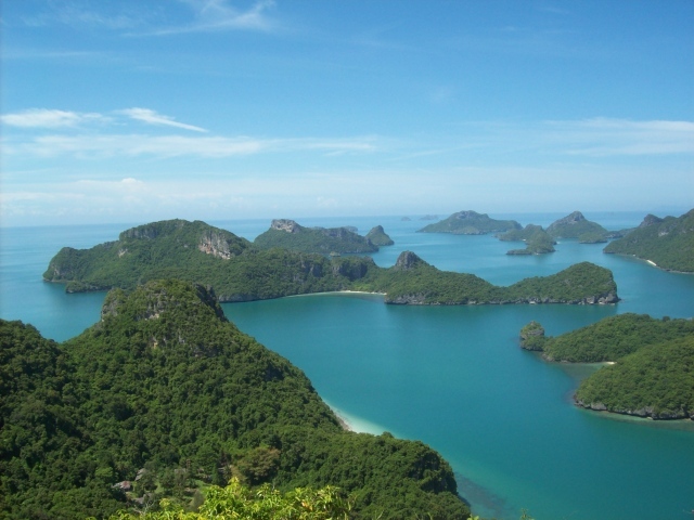 Islands off the coast of Koh Samui, Thailand