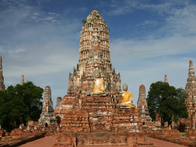 Храмовый комплекс на курорте Аютайя, Таиланд