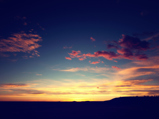 Наблюдая восход солнца в Колорадо, США
