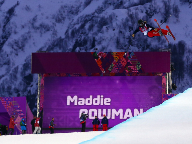 Мэдди Боумэн из США золотая медаль на олимпиаде в Сочи 2014 год