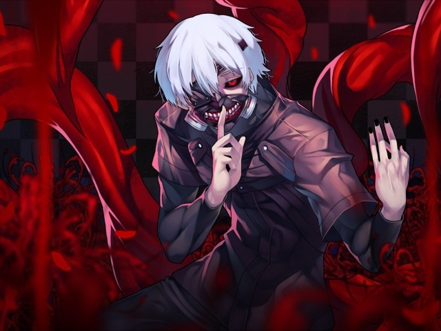 Evil anime character Tokyo Ghoul