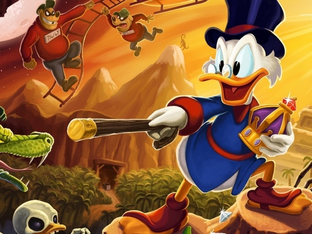 The main character of the cartoon DuckTales