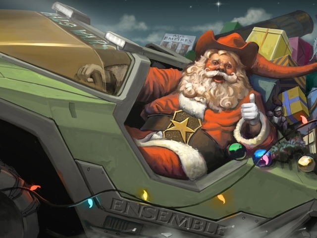 Военный Санта клаус