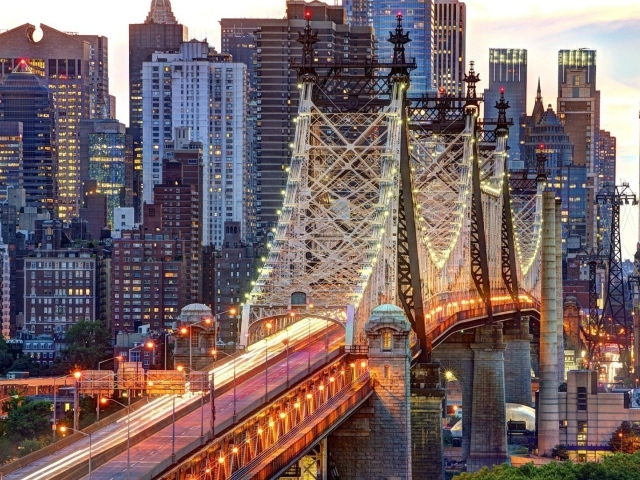 Мост в большом Нью-Йорке
