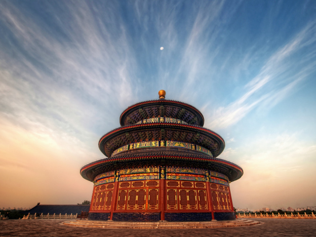The temple of heaven in China