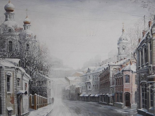 Painting Starodubova Merry Christmas
