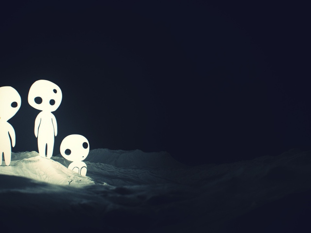 Three little ghosts wallpapers and images - wallpapers, pictures, photos