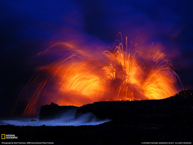 Грандиозное извержение вулкана