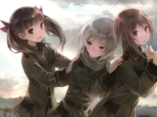 Подружки в аниме Звуки небес