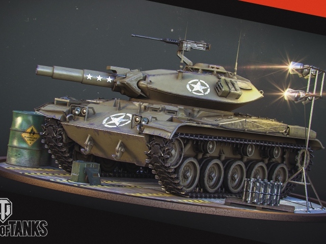 The game World of Tanks, tank T-49