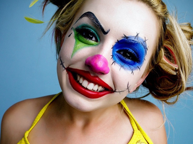 Clown Makeup On The Face Of The Girl Lexi Belle Wallpapers And Images, Photos, Reviews