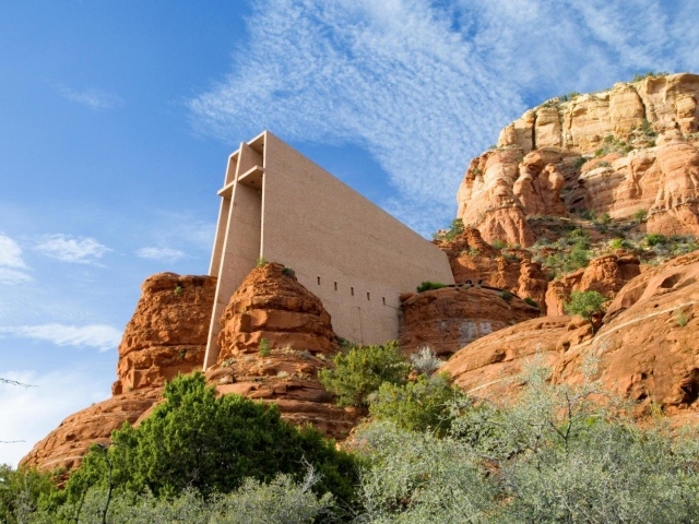 Chapel in the rock. Arizona, United States