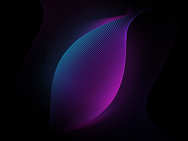 Неоновые сети на черном фоне