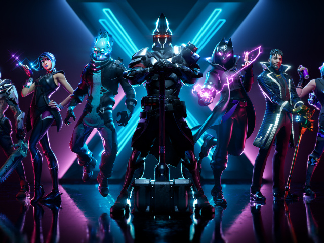 Постер компьютерной игры Fortnite Season X, 2019