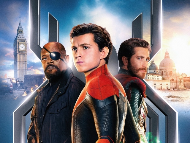 Spiderman movie poster: Away from Home, 2019