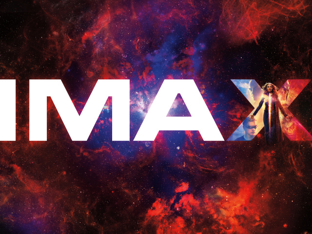 Надпись IMAX на постере фильма Люди Икс: Тёмный Феникс, 2019 года