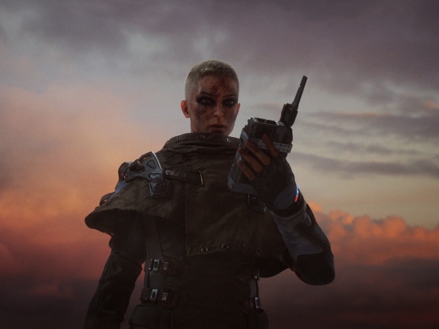 Девушка солдат, персонаж компьютерной игры Outriders, 2020