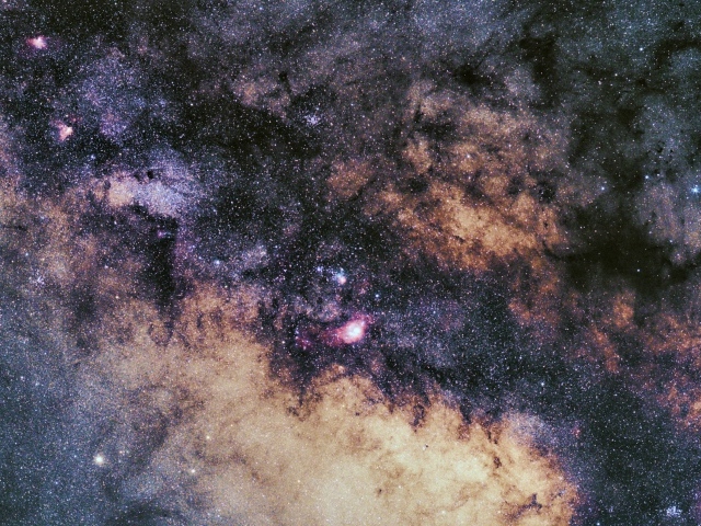 Млечный путь крупным планом