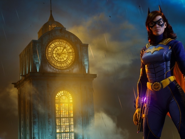 Batgirl character in the computer game Gotham Knights, 2021