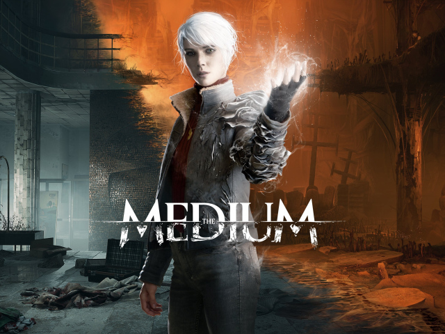 Постер новой компьютерной игры  The Medium, 2021