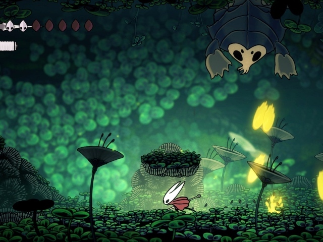 Screenshot of the computer game Hollow Knight: Silksong, 2021