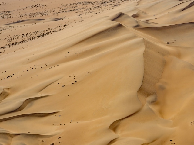 Бескрайняя пустыня Намибии 